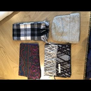 Scarf Bundle 3 scarves and a hat